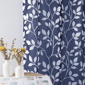 Lot <span class=keywords><strong>de</strong></span> 2 rideaux <span class=keywords><strong>de</strong></span> cuisine bleus semi-transparents à poche en tringle <span class=keywords><strong>pour</strong></span> chambre à coucher, <span class=keywords><strong>petite</strong></span> <span class=keywords><strong>fenêtre</strong></span> <span class=keywords><strong>de</strong></span> <span class=keywords><strong>salle</strong></span> <span class=keywords><strong>de</strong></span> <span class=keywords><strong>bain</strong></span>, vente en gros - Product Image 3