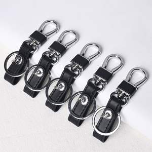 Porte-clés <span class=keywords><strong>de</strong></span> voiture Porte-clés Ceinture Porte-clés en cuir Porte-clés <span class=keywords><strong>de</strong></span> <span class=keywords><strong>valet</strong></span> Porte-clés unisexe Rétro Boucle <span class=keywords><strong>de</strong></span> ceinture Clip Porte-clés - Product Image 4