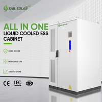 Armoire ESS tout-en-un refroidie par liquide 100-210 kW 418 kWh, solution de stockage d'énergie solaire photovoltaïque pour l'optimisation de l'alimentation des entreprises