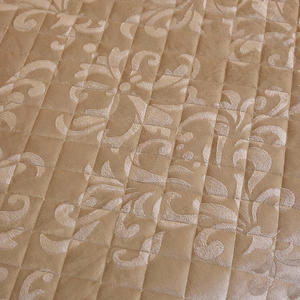 Juego de faldones de cama de terciopelo con encaje de lujo, estilo europeo, con bordado de flores y plantas, para un mejor descanso. - Product Image 6