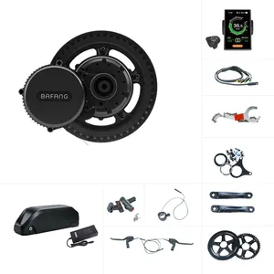 Bafang 750w 48v BBS02电动自行车套件，带电池13AH Ebike转换套件发动机BBS02B中置驱动电机