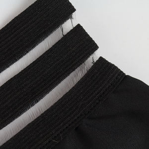 JSN148 Costume da Bagno Sexy <span class=keywords><strong>Brasiliano</strong></span> Personalizzato con Contrasto in Rete a Vita Alta Etichetta Privata <span class=keywords><strong>Bikini</strong></span> Copricostume 2021 - Product Image 4