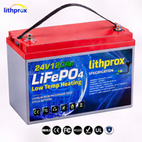 Batterie marine LiFePO4 à semi-conducteurs 24V 120AH, 6000+ cycles, chauffage à basse température, BMS BT, Bus CAN, M8, CE, RoHS, IP67, OEM/ODM