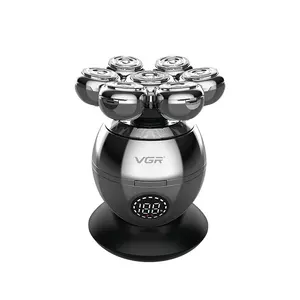 VGR V-315 7D Shaver Rechargeable Headshaver Waterproof Rotary Razor Beard Trimmer Nose Hair Trimmer Electric Shaver For Men