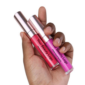 Logo Kecantikan Anda Dicetak 2023 Warna Baru Lipstik Cair Matte Tahan Air <span class=keywords><strong>Vegan</strong></span> - Product Image 1