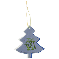 Adorno de Papel Sembrable con Forma de Árbol y Logotipo Personalizado, Regalo Ecológico Plantable para Celebraciones Forestales, Venta al Por Mayor