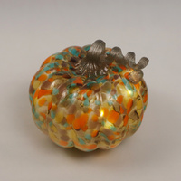 Citrouilles blanches en gros ornement d'halloween grandes fausses citrouilles en verre légères pour la récolte de Thanksgiving d'automne d'automne