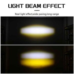 หลอดไฟหน้ารถยนต์ Sanvi S005 Five Eye Spotlight LED สีขาวเหลืองแบบสองสี ไฟสปอร์ตไลท์ LED สำหรับรถยนต์ - Product Image 4
