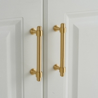 Poignée d'armoire en laiton bouton de tiroir d'armoire Simple Style américain porte tirer armoire porte bouton en laiton tiroir armoire