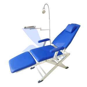 Unité dentaire pliable Chaise dentaire portable Chaise médicale mobile avec unité de turbine à air Crachoir et aspiration pour une utilisation en clinique dentaire - Product Image 4