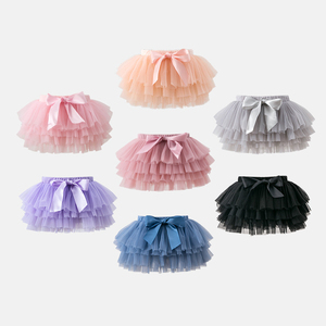 Vêtements de créateur pour enfants, ensemble jupe <span class=keywords><strong>tutu</strong></span> pour bébé fille, jupe en tulle de princesse pour nouveau-né avec bandeau assorti pour fête - Product Image 6