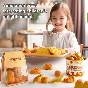 Jeu maison jouet pain ensemble enfants Puzzle Simulation simulé nourriture semblant de vendre des accessoires de pain et des jouets de maison de jeu de rôle - Product Image 3