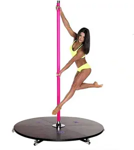 Spinning And Static Dance Pole Stage For Home and Studio