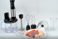 Mixeur Plongeant Électrique Multifonctionnel à Deux Vitesses Variables, Haute Vitesse, en Acier Inoxydable, pour Usage Domestique (Vente en Gros)