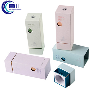 elegant small paper gift box 2pcs cosmetic packaging paper box