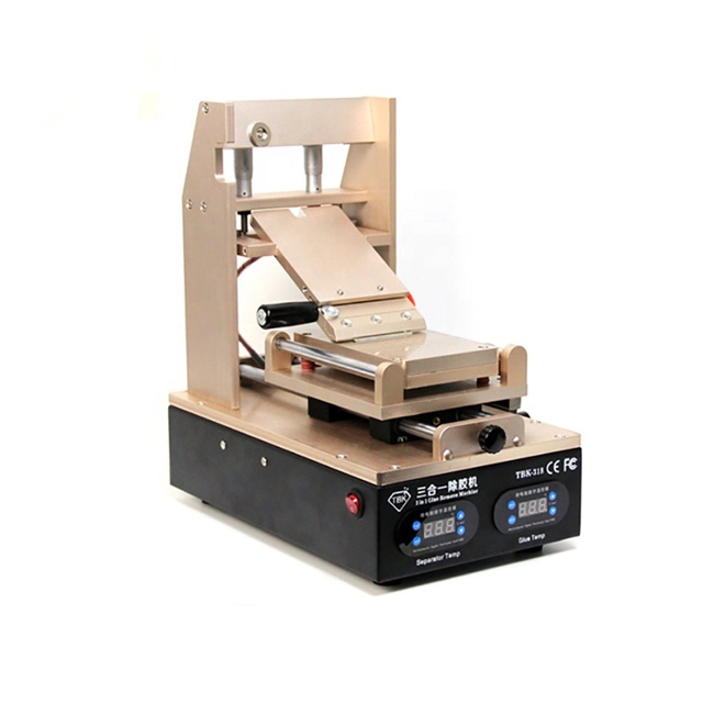 3-in-1 Glue Removal Machine TBK318  Mobile Phone LCD Repair Machine for Heated Separator Screen