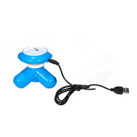 Masseur vibrant miniature triangulaire pour le corps entier, masseur électrique pour la tête et le cuir chevelu