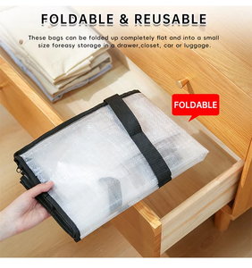 <span class=keywords><strong>Bolsas</strong></span> de Mudanza Transparentes Extra Grandes, <span class=keywords><strong>Bolsas</strong></span> de <span class=keywords><strong>Almacenamiento</strong></span> Resistentes con Cierre y Asas - Product Image 3