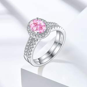 Anillos de Piedras Preciosas de Oro Sólido de 14K de Alta Calidad, Diseño Hermoso, Tendencia de Moda 2022, Joyería Mercery para Mujer, para Compromiso - Product Image 4