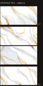 Carrelage mural série Premium marbre brillant 300X600 MM Design moderne finition brillante pour murs intérieurs de villas - Product Image 3