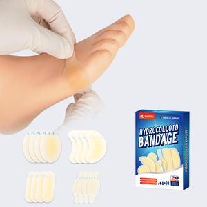 Apósitos hidrocoloides para <span class=keywords><strong>ampollas</strong></span>, grado médico, almohadillas adhesivas impermeables para alivio del dolor <span class=keywords><strong>en</strong></span> <span class=keywords><strong>ampollas</strong></span> de pies e irritación de <span class=keywords><strong>la</strong></span> <span class=keywords><strong>piel</strong></span> - Product Image 1