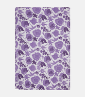 Haute qualité 100% pur lin nappe moyen vert oiseau Silhouettes imprimé fleuri tissé Technique pour la maison canapé filles