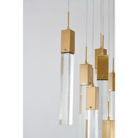 Nouveau Produit Décoration Résidentielle Luxe Long Cristal Hall d'Hôtel Escalier Lustre Moderne