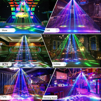 Projecteur d'animation 3D YSH, lumières de discothèque, lumières de fête, flash disco, Halloween, Ramadan, Noël, vacances, événements familiaux en intérieur