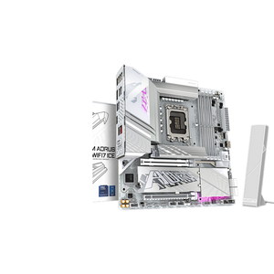 เมนบอร์ดสำหรับเล่นเกม LGA1851 Intel WiFi7สองทางที่มีพอร์ต M.2 DDR5ใหม่กิกะไบต์ Z890M AORUS Elite - Product Image 1