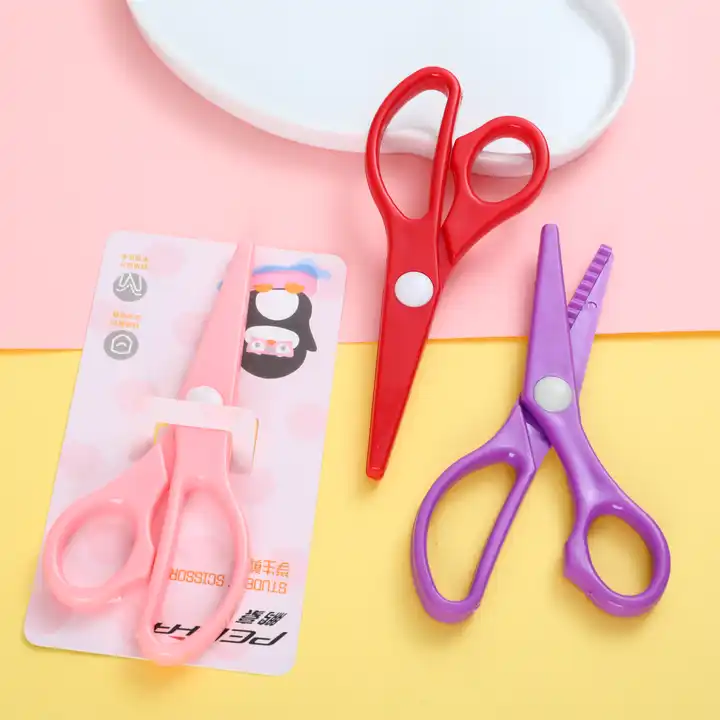 Child Scissors For Toddlers Safety Scissors DIY Photo Plastic