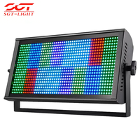 Luz de Fondo para DJ, 8+8 Segmentos, 800 LED RGB DMX, Luz Estroboscópica con Control DMX512 RDM para Conciertos