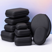 Étui de rangement numérique en EVA durable multi-tailles, antichoc, avec fermeture éclair, personnalisable avec logo, pour écouteurs, chargeur, câble et batterie externe