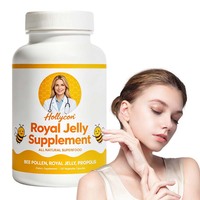 Complément de Gelée Royale OEM : Soutien Nutritionnel Quotidien, Renforce l'Immunité, Antioxydant, Améliore la Clarté Cognitive, Capsules de Pollen d'Abeille