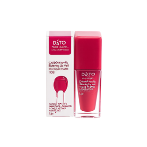 Dinto Madame Butterfly Blurring Lip Veil 108 Dolce, Lápiz Labial Líquido Mate Aterciopelado, Impermeable, de Larga Duración, Maquillaje Labial Coreano - Product Image 1