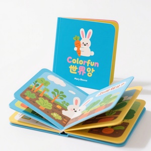 Libro Infantil Bilingüe Español-Inglés con el Alfabeto, Aprobado por ICTI, Impresión de Libro de Cartón, Tapa Blanda, Actividades de Trazado - Product Image 2