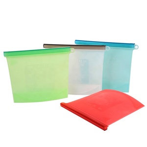 Sacs de conservation alimentaire réutilisables en silicone pour cuisson et congélation, avec fermeture hermétique - Product Image 6