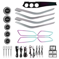 Kit de Actualización CC-CAR para Mercedes-Benz Clase A (W177), Luz Ambiental Dinámica y Colorida, Panel Decorativo LED para Interior de Coche, TPU ABS