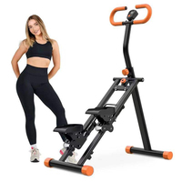 Máquina de Escalada Vertical Compacta para Ejercicio de Cuerpo Completo, Manillar Ajustable, Gimnasio en Casa, Ejercicio Cardiovascular, Escaladora de Acero