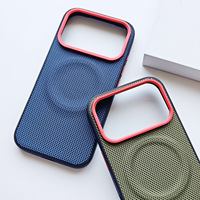 Pour iPhone 17 étui en tissu tissé étui de téléphone housse de téléphone portable pour iPhone 17 16 Pro Max 17 AirMetal lentille cadre coque de téléphone