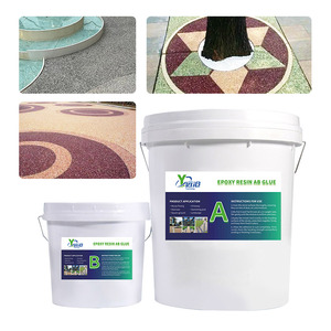 Colla Epossidica AB Certificata CE per Pavimenti Autolivellanti, Alta Resistenza, Rapporto di Miscelazione 1:1, 10 Set - Product Image 1
