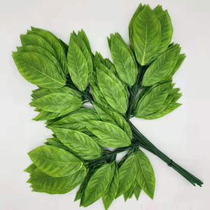 Feuilles murales de haute qualité artificielles Real Touch rotin plantes de verdure décoratives artificielles <span class=keywords><strong>feuille</strong></span> de <span class=keywords><strong>laurier</strong></span> - Product Image 5