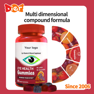 ODM şeker toptan özel özel etiket sağlıklı şeker vitamini ve Mineral takviyesi göz yetişkin için Lutein sakızlı şeker içerir - Product Image 2