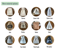 Sacs à cordon Sacs anti-poussière Sacs anti-poussière de luxe pour sacs à main Eco Friendly Logo personnalisé Coton pour vêtements Toile sérigraphie