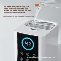 Humidificateur domestique 9L Bestseller grande capacité pour chambre à coucher, stérilisation de l'air, humidification, brume froide/chaude, aromathérapie, ultrasons