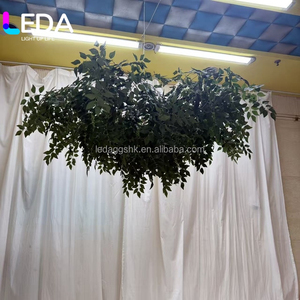 ดอกไม้ประดิษฐ์แบบแขวนผนัง LEDA รูปทรงดอกวิสทีเรีย สำหรับตกแต่งเพดาน งานแต่งงาน และบ้าน - Product Image 4