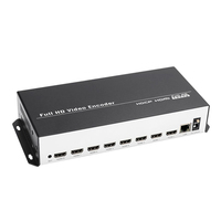 Encodeur vidéo HDMI vers IP Unisheen 8 en 1 H.265 H.264, 8 canaux, encodeur de streaming en direct, encodeurs HD H265