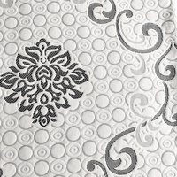 Tissu de matelas en jacquard tridimensionnel rétro floral effet soie, tricoté, antibactérien, respirant, achat en gros