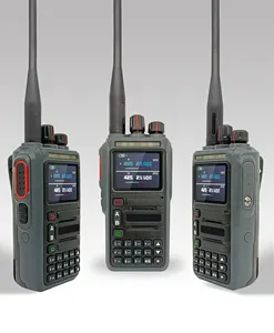 กันน้ํา IC 338 เครื่องส่งรับวิทยุแบบพกพา UHF VHF Am Fm วิทยุสองทาง 199 ช่องฟรี TPYE-C คลิกเดียวเพื่อทําลายรหัส
