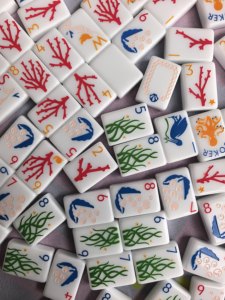 Fichas de Mahjong Americanas de Acrílico Azul Océano, Modernas y de Lujo, 160 Unidades en Stock, Envío en 24H, Duraderas, Ecológicas y Portátiles - Product Image 2