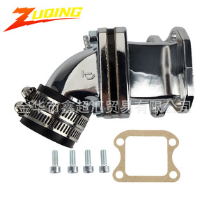 Conector de colector de admisión de motocicleta Zuqing, adaptador de carburador universal de 18 mm para piezas de modificación de rendimiento Jog 50 - Product Image 1